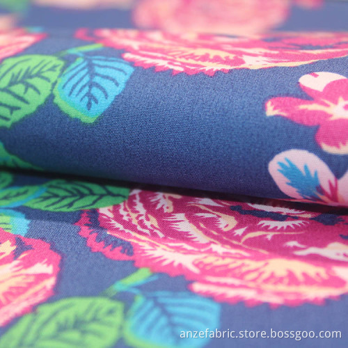 Wholesale Cotton Printed Woven Chambray Poplin Fabric